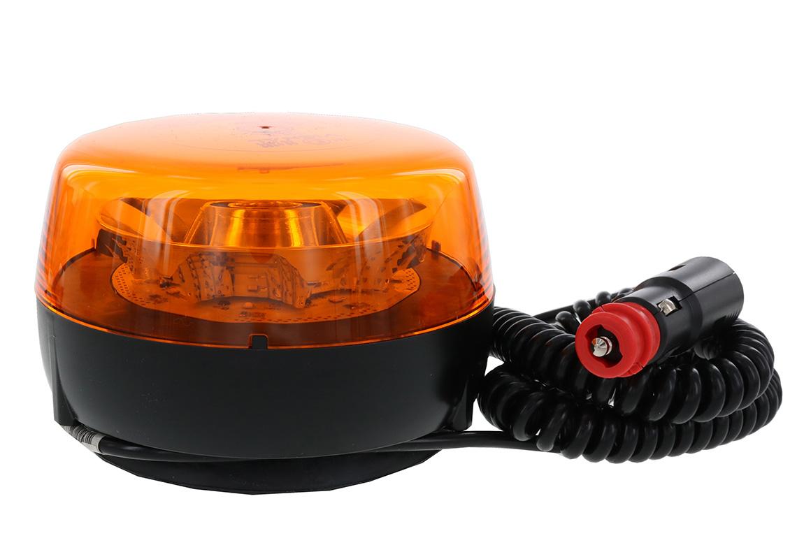 Girofaro magnetico rotante a LED ambra ATLAS - CL3 - no cover